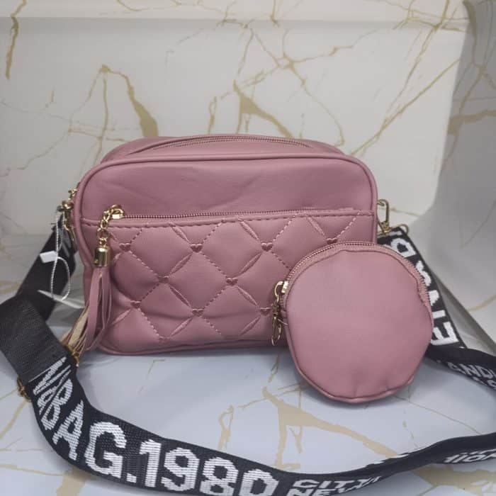 Crossbody rombos corazon